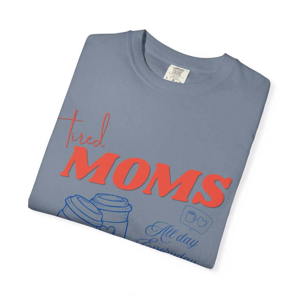 Tired Moms Coffee Club Shirt, Mom Life T-shirt, Coffee Lover Gift, Caffeinated Mama Tee, Iced Coffee Lover