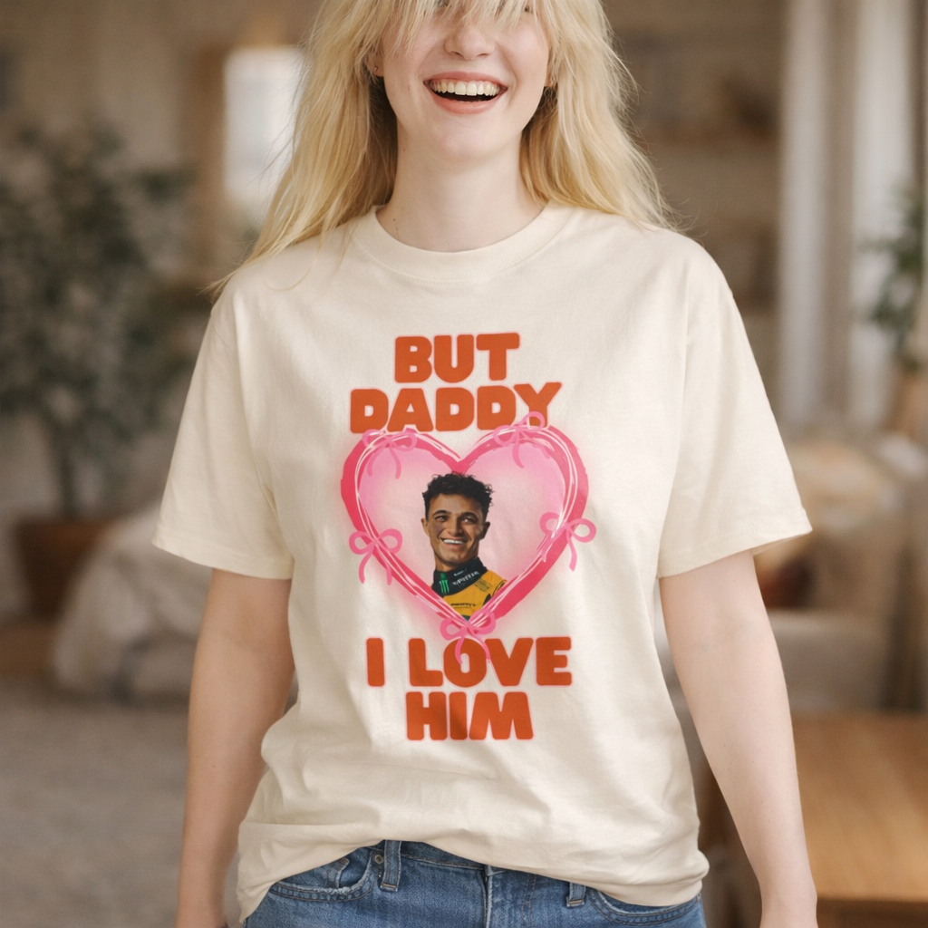 Lando Norris Funny F1 "But Daddy I Love Him", Formula 1 Fan Gifts & Merch