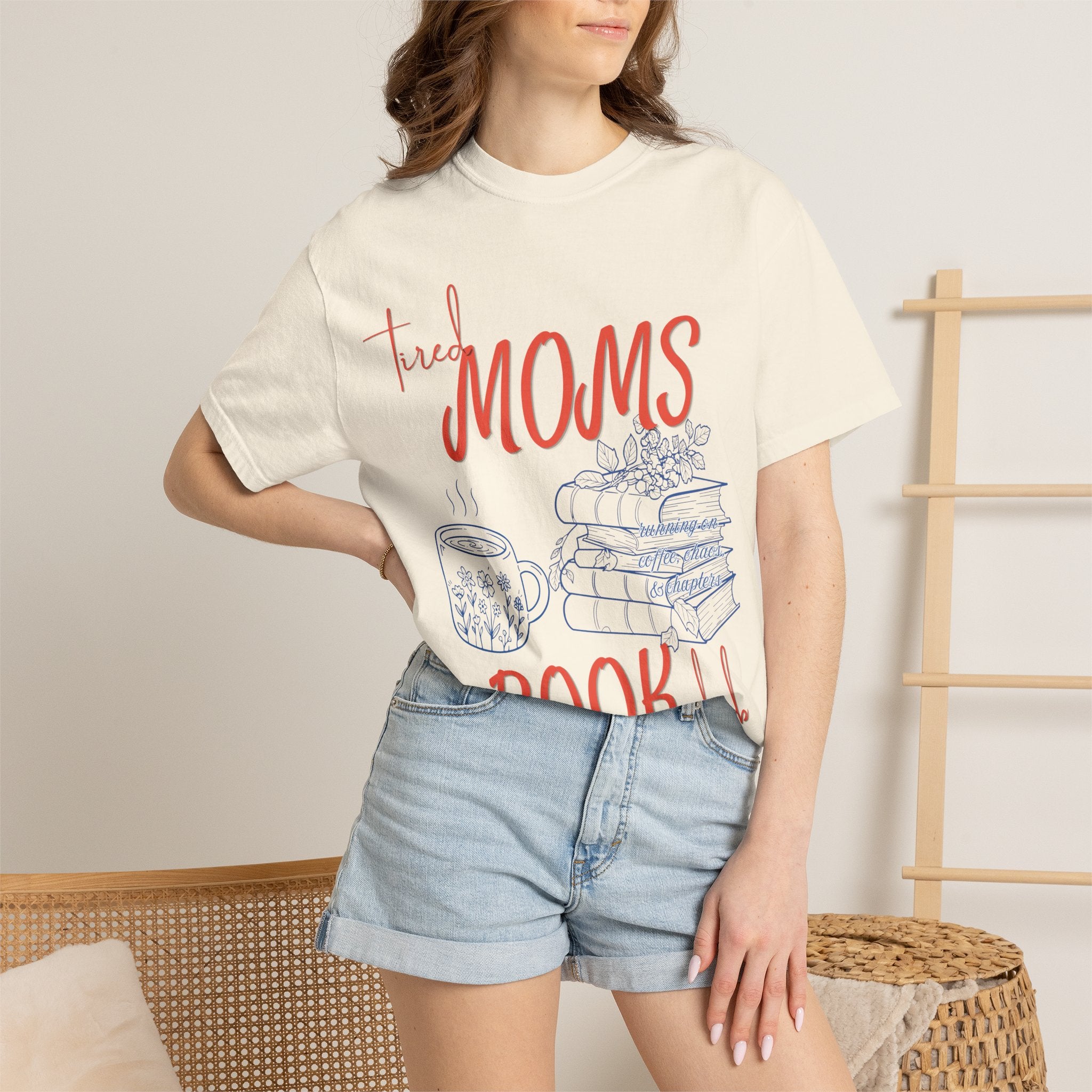 Tired Moms Book Club Shirt, Book Lover Gift, Mom Life T-shirt, Bookworm Tee