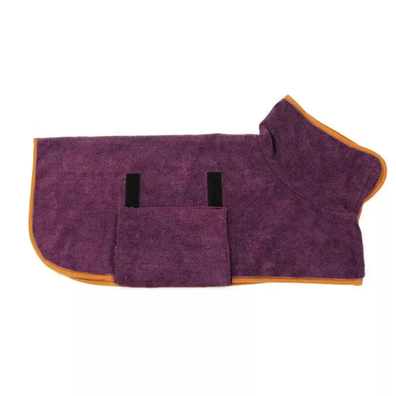 Pet Bathrobe Fast Drying Towel, QuickDry Pet Bathrobe