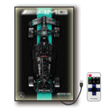 Car Wall Mount for Lego Mercedes AMG 42171 Display Wallboard with LED Lights for Lego Car Adult Collectibles Car Wall Mounted for Building Blocks Gifts for Lego Lovers (Excluding Cars)
