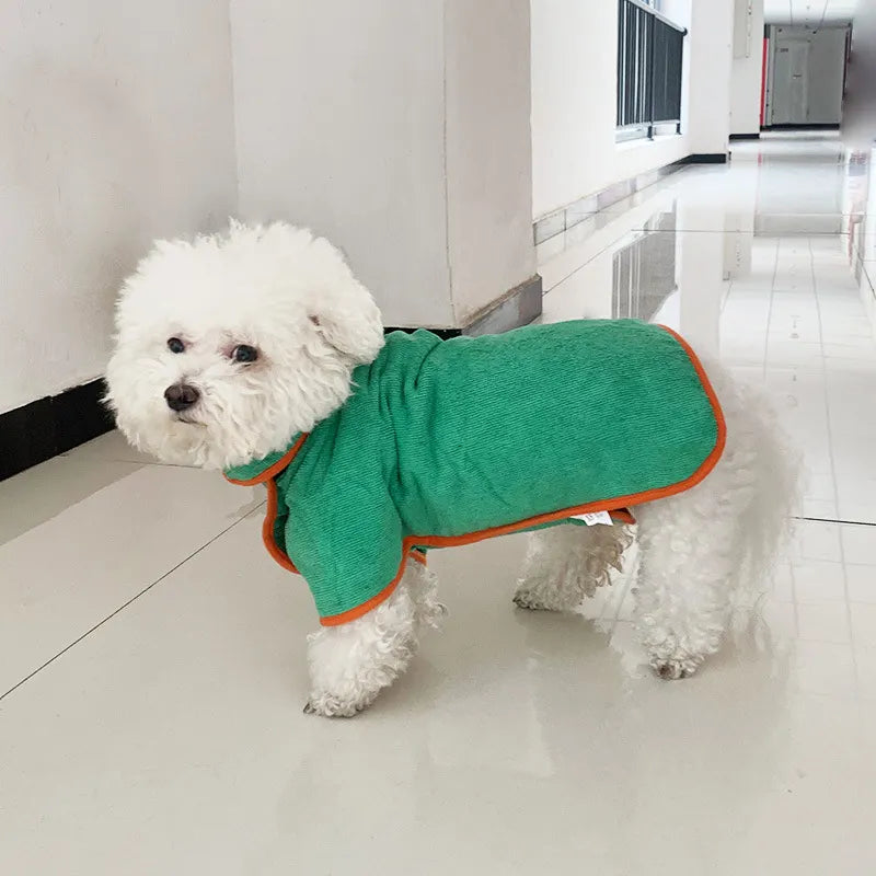 Pet Bathrobe Fast Drying Towel, QuickDry Pet Bathrobe