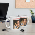 Custom Dad & Kids Photo Mug, Personalized Stoneware Mug, Best Dad Ever Coffee Cup, Father’s Day Gift from Kids, Custom Pottery Mug Gif
