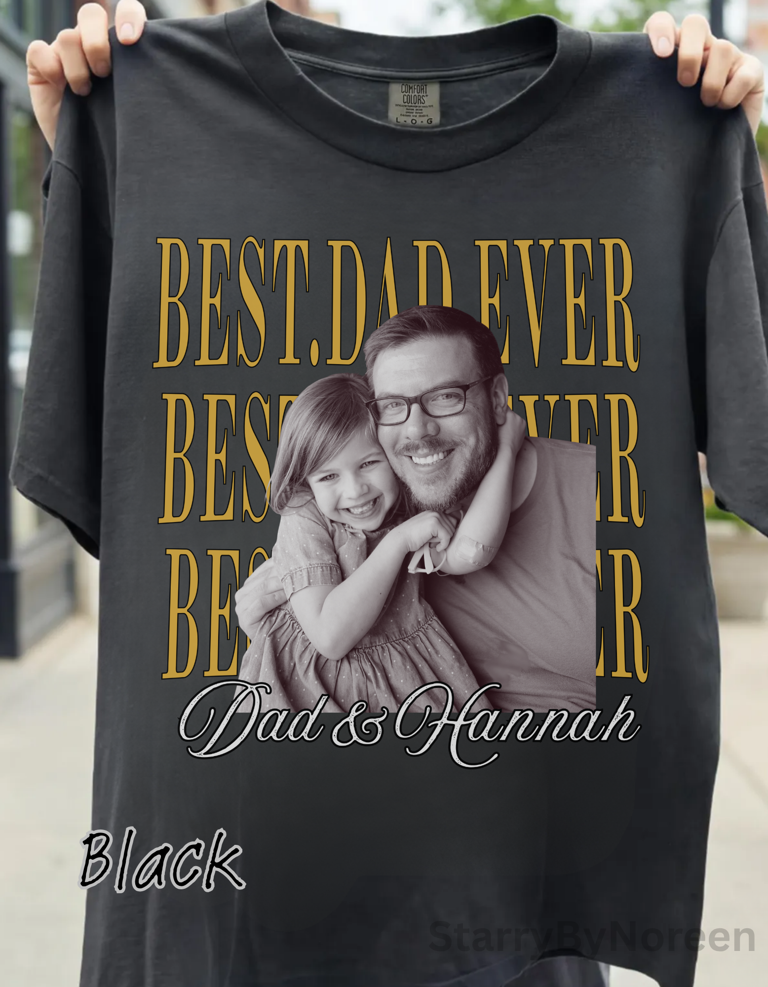 Custom Photo Dad Shirt, Personalized Dad Picture Shirt, Funny shirt for dad, Fathers day shirt, Best Dad Ever Photo Tee, aI146e3b