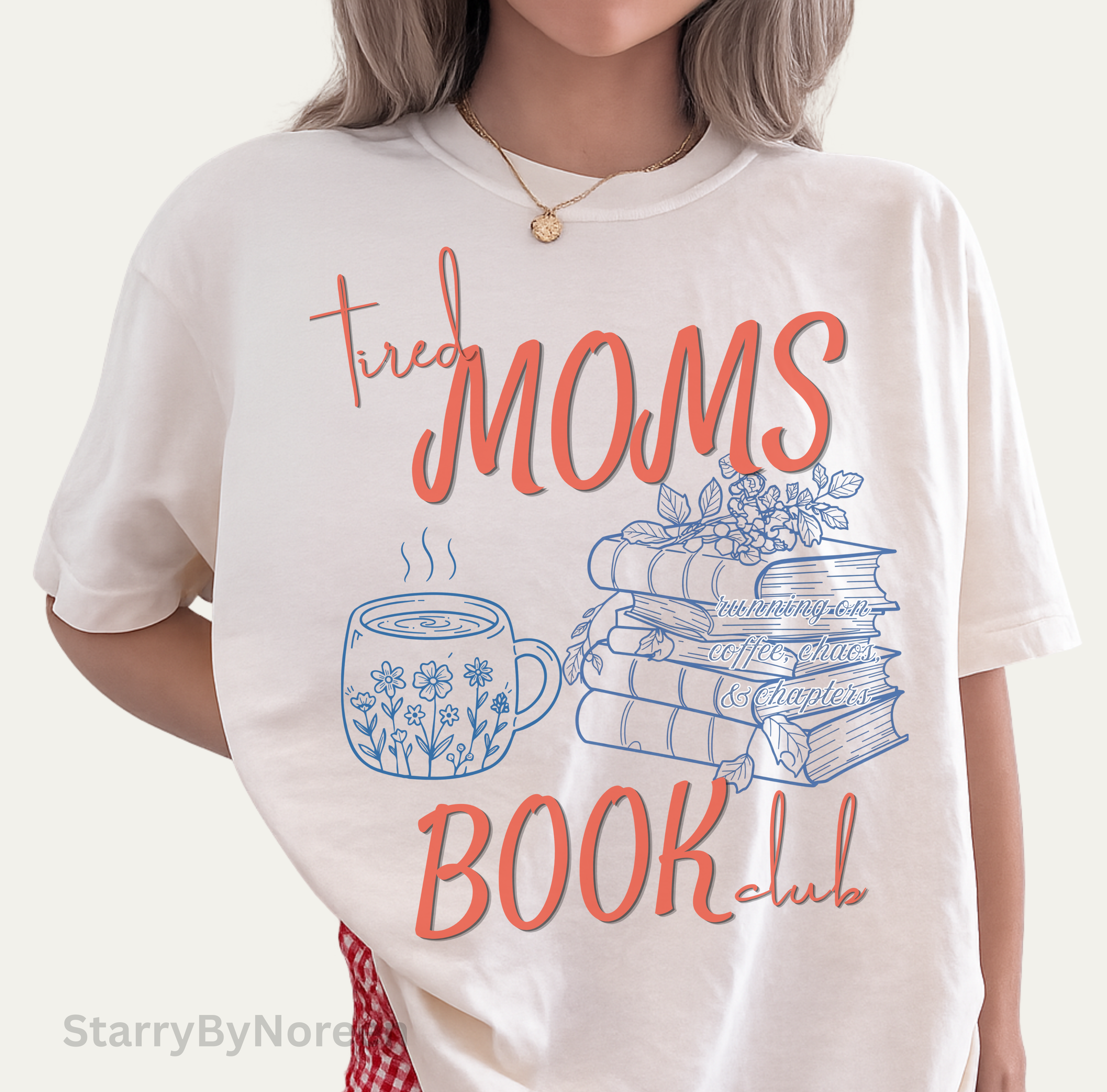 Tired Moms Book Club Shirt, Book Lover Gift, Mom Life T-shirt, Bookworm Tee