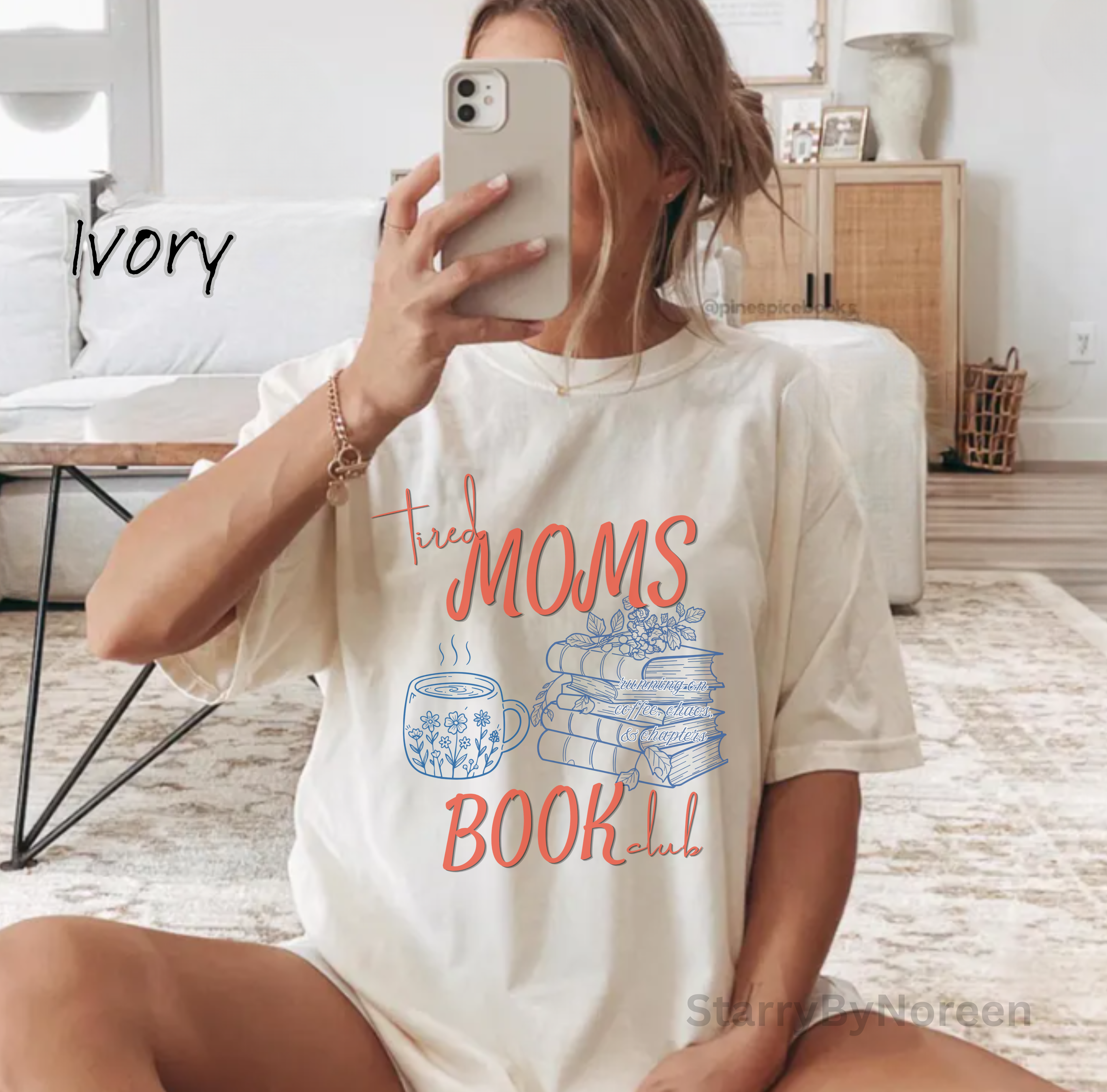 Tired Moms Book Club Shirt, Book Lover Gift, Mom Life T-shirt, Bookworm Tee
