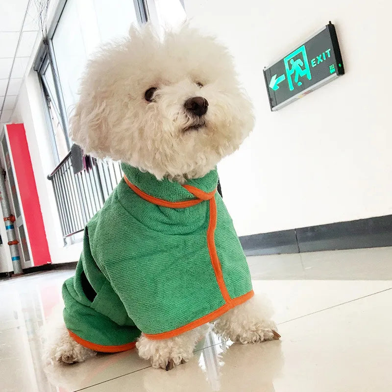Pet Bathrobe Fast Drying Towel, QuickDry Pet Bathrobe