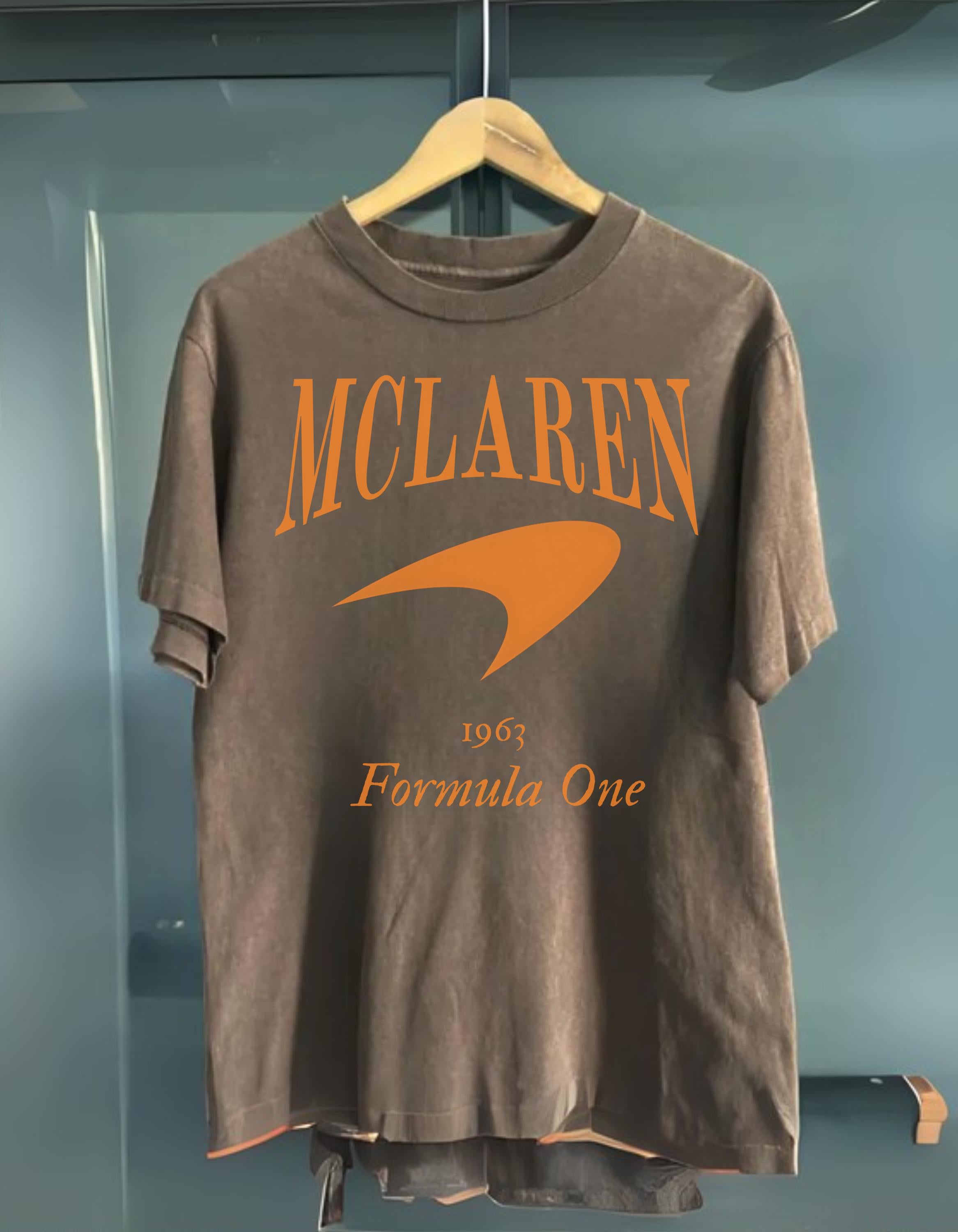 McLaren Racing Shirt, Vintage Style F1 Tee, Comfort Colors Unisex Formula One Fan Gift