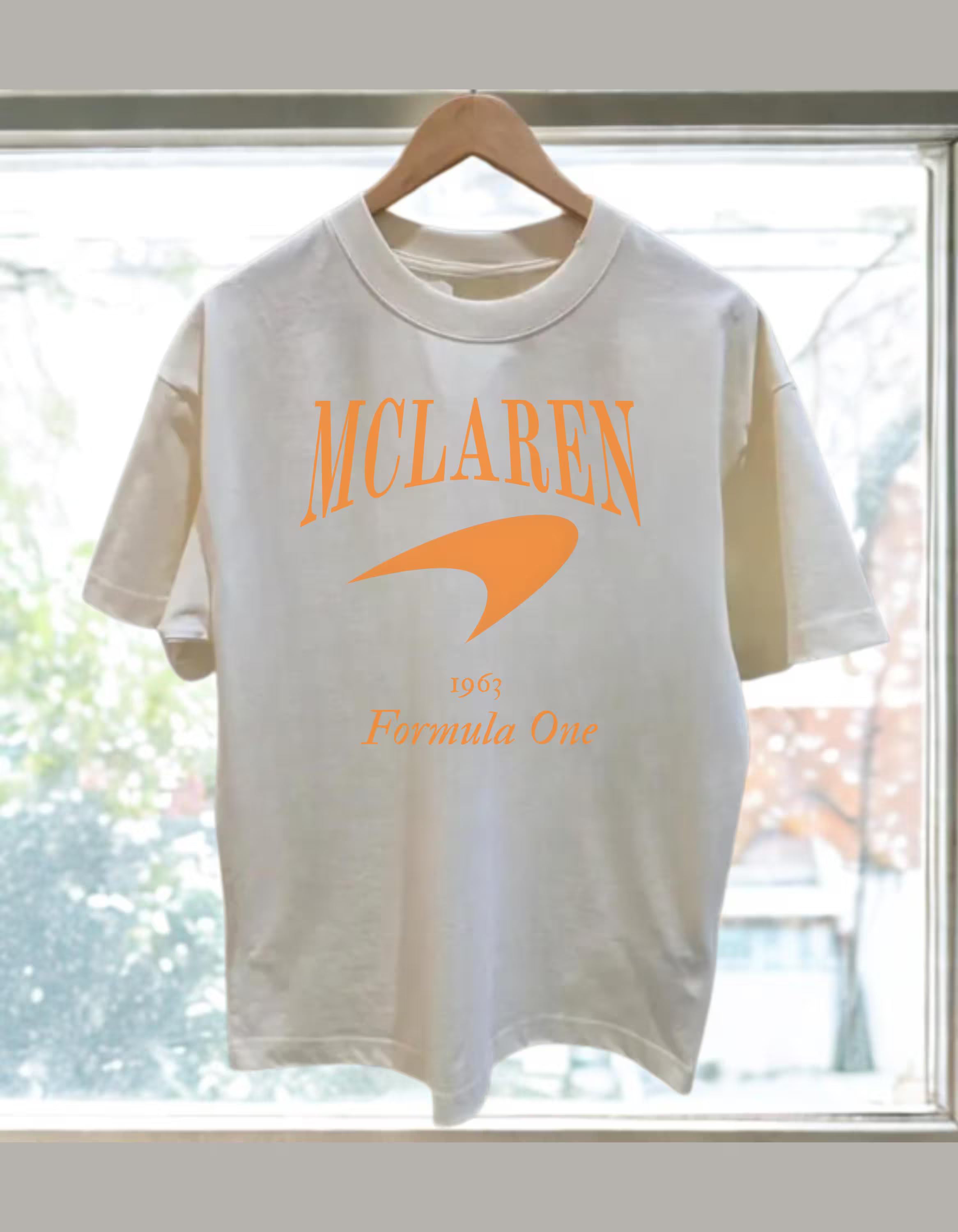 McLaren Racing Shirt, Vintage Style F1 Tee, Comfort Colors Unisex Formula One Fan Gift