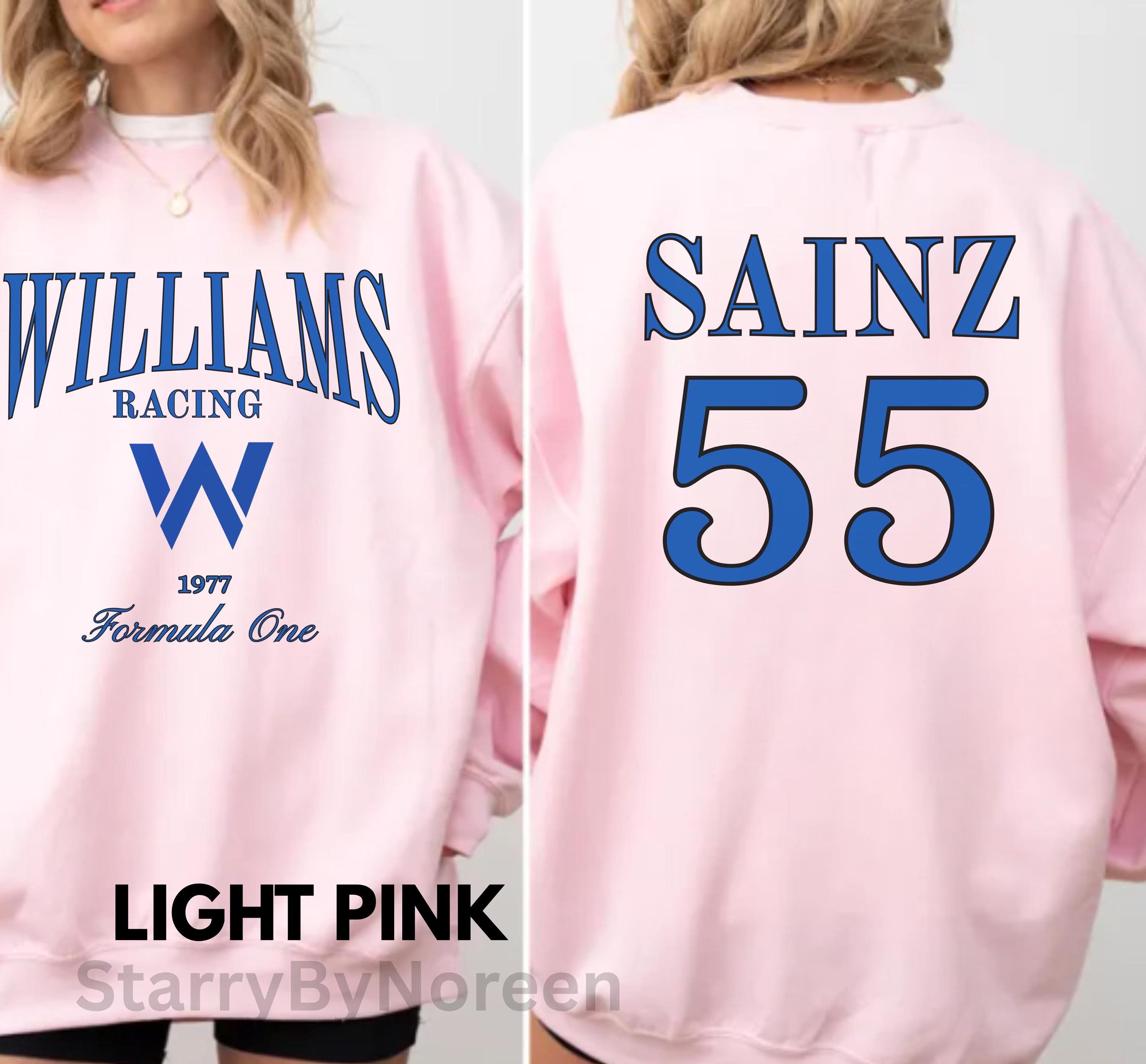 Carlos Sainz Sweatshirt, Retro F1 Williams Formula 1 Shirt, Gift for Formula One Fans