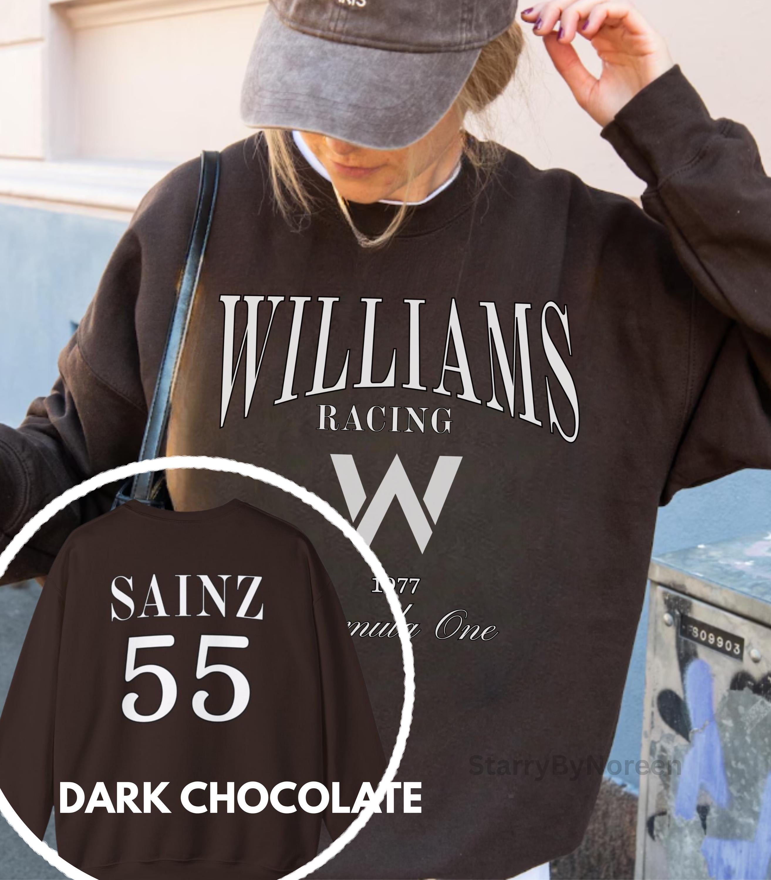 Carlos Sainz Sweatshirt, Retro F1 Williams Formula 1 Shirt, Gift for Formula One Fans