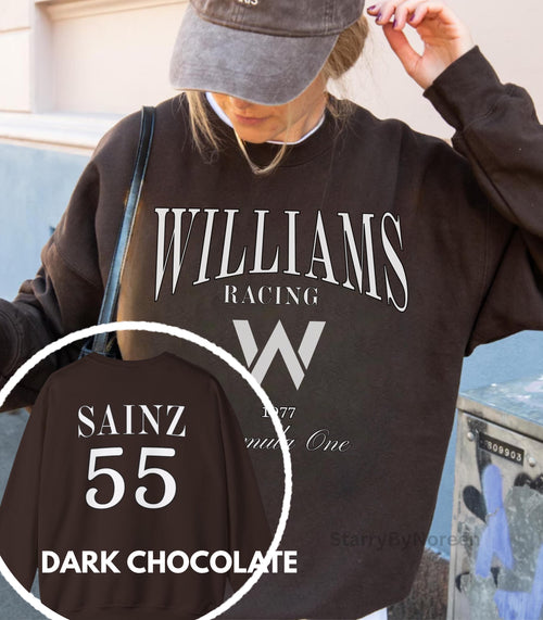 Carlos Sainz Sweatshirt, Retro F1 Williams Formula 1 Shirt, Gift for Formula One Fans