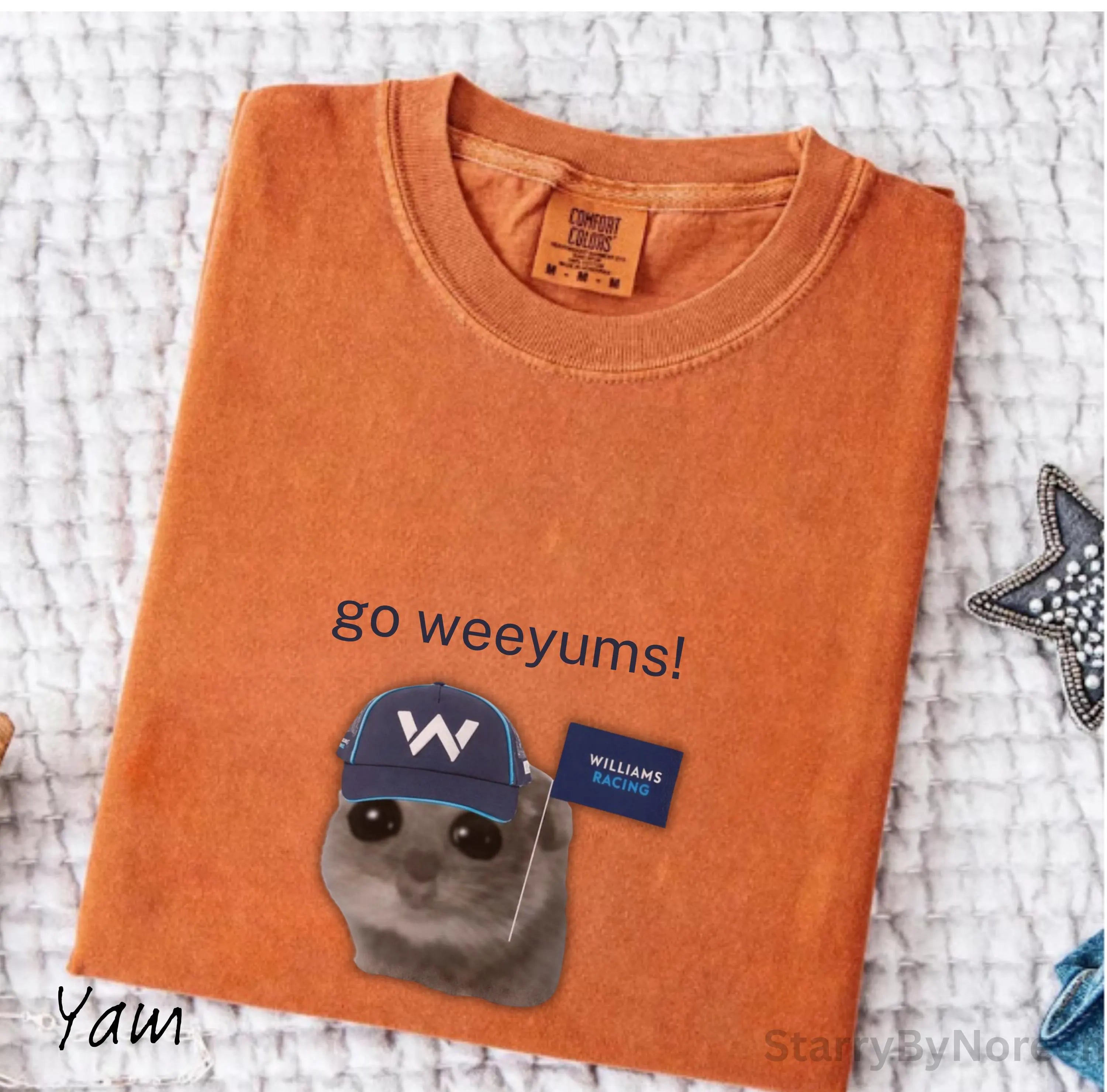 Williams Racing F1 Memes T-Shirt, Go Weeyums Shirt, Funny Formula 1 Tee, Carlos Sainz