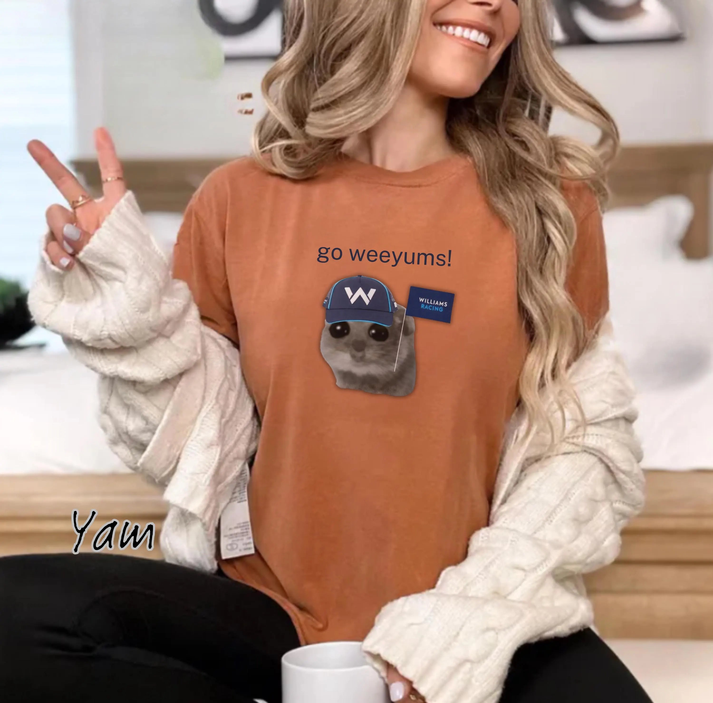 Williams Racing F1 Memes T-Shirt, Go Weeyums Shirt, Funny Formula 1 Tee, Carlos Sainz