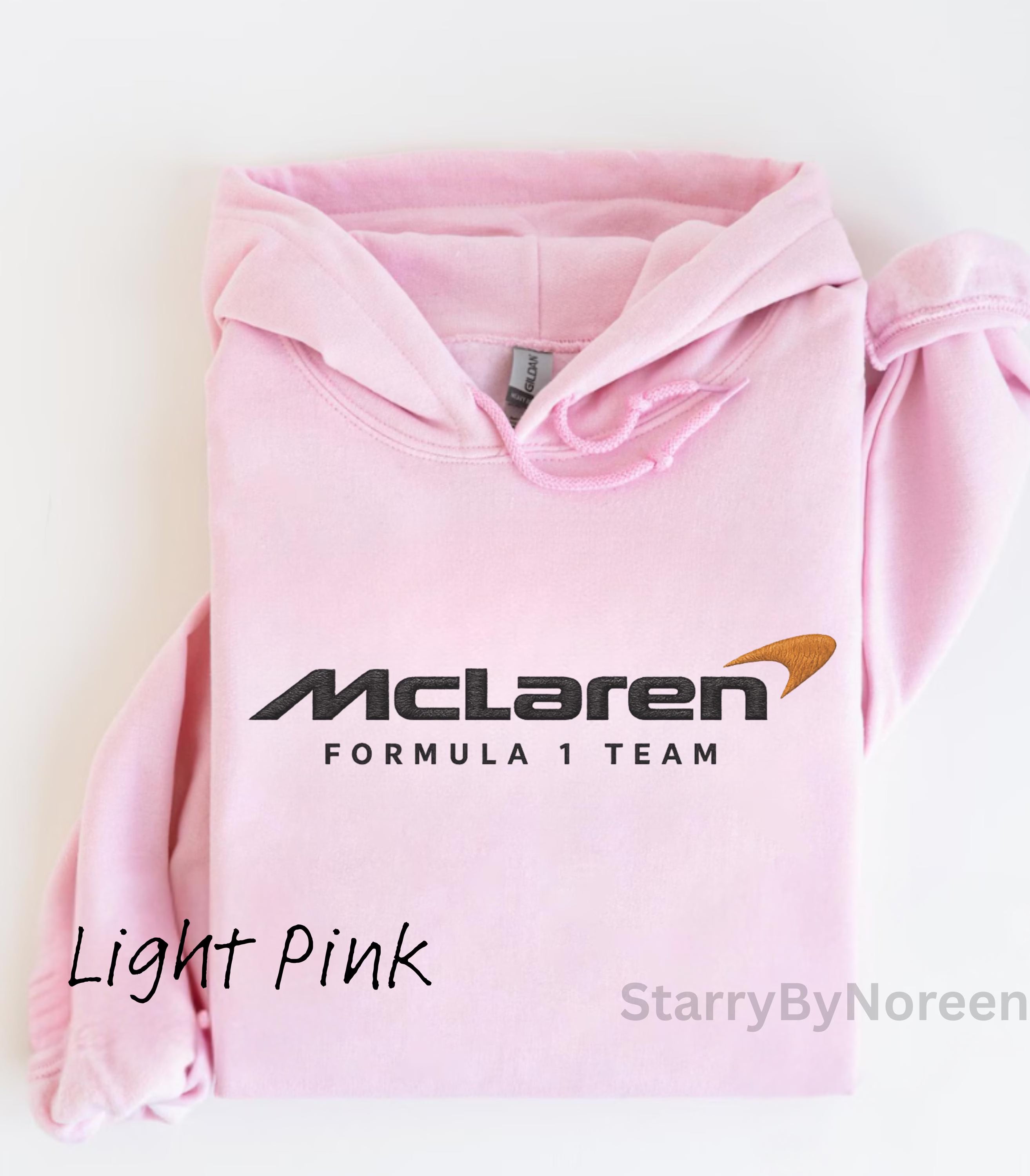 McLaren F1 Embroidered Hoodie, Formula 1 Sweatshirt, Motorsport Fan Gift, Unisex Formula One