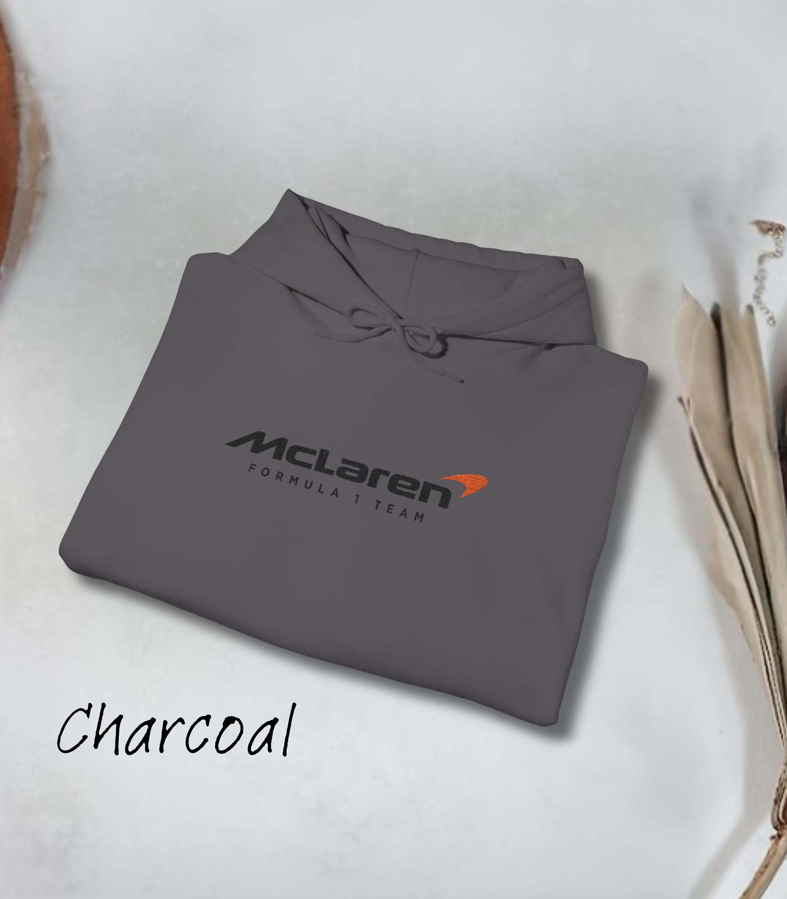 McLaren F1 Embroidered Hoodie, Formula 1 Sweatshirt, Motorsport Fan Gift, Unisex Formula One