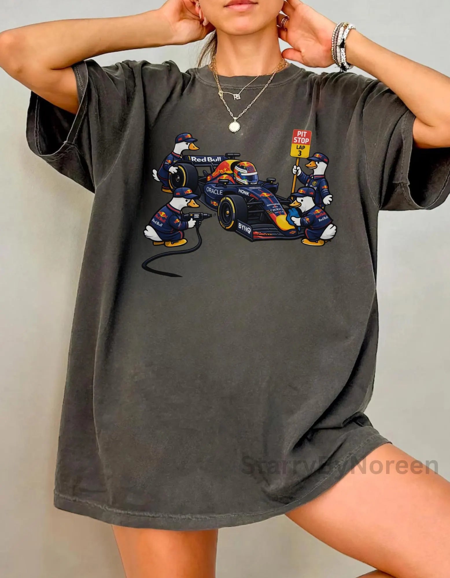 F1 Red Bull Racing Silly Goose Shirt, Pit Crew Tee, Formula 1 Racing T-shirt