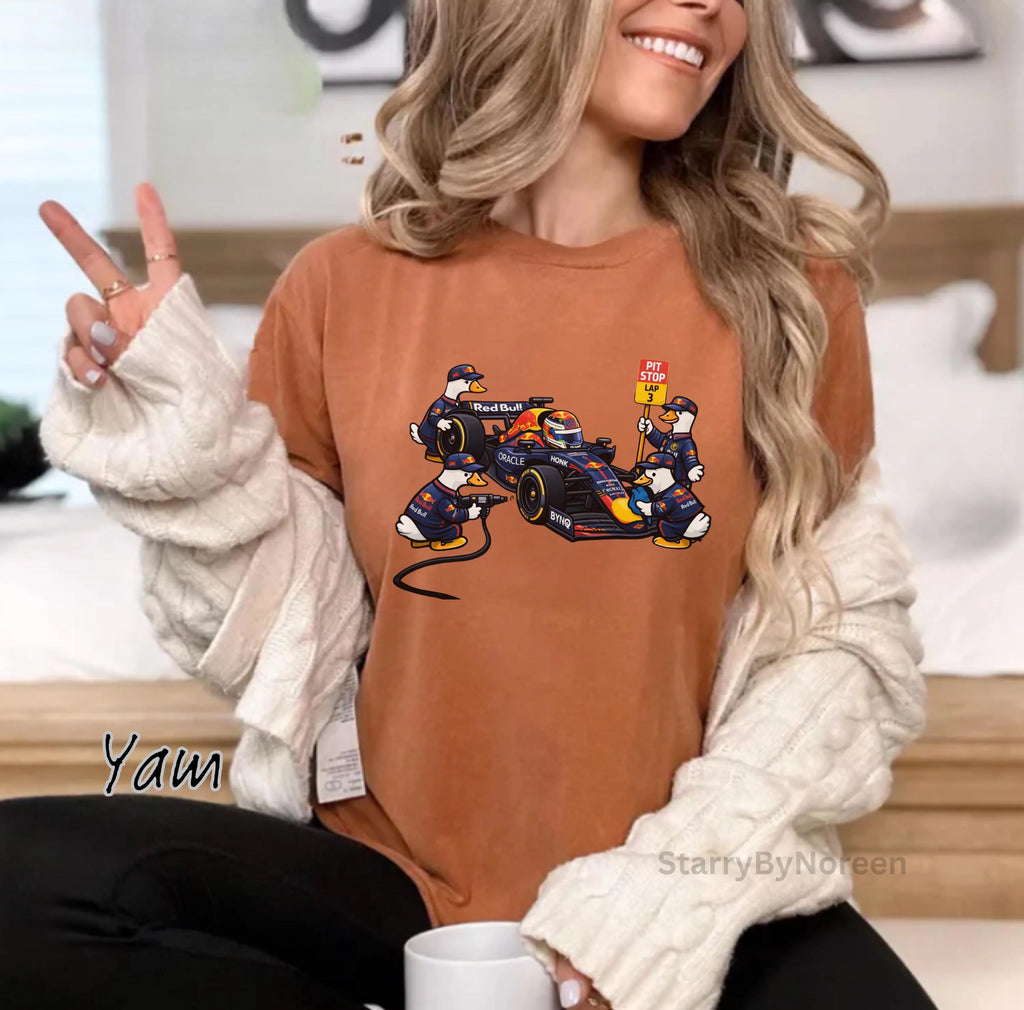 F1 Red Bull Racing Silly Goose Shirt, Pit Crew Tee, Formula 1 Racing T-shirt