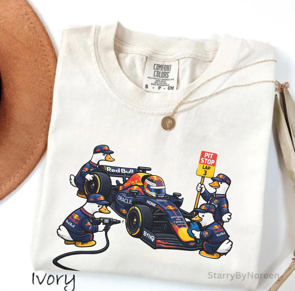 F1 Red Bull Racing Silly Goose Shirt, Pit Crew Tee, Formula 1 Racing T-shirt