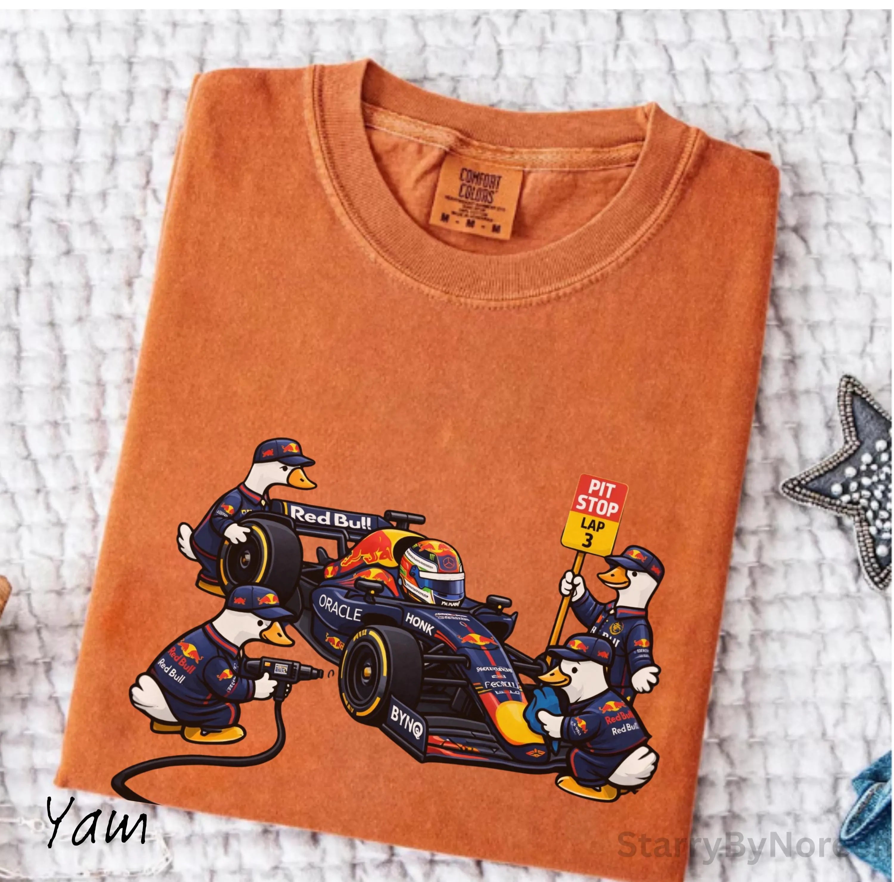 F1 Red Bull Racing Silly Goose Shirt, Pit Crew Tee, Formula 1 Racing T-shirt