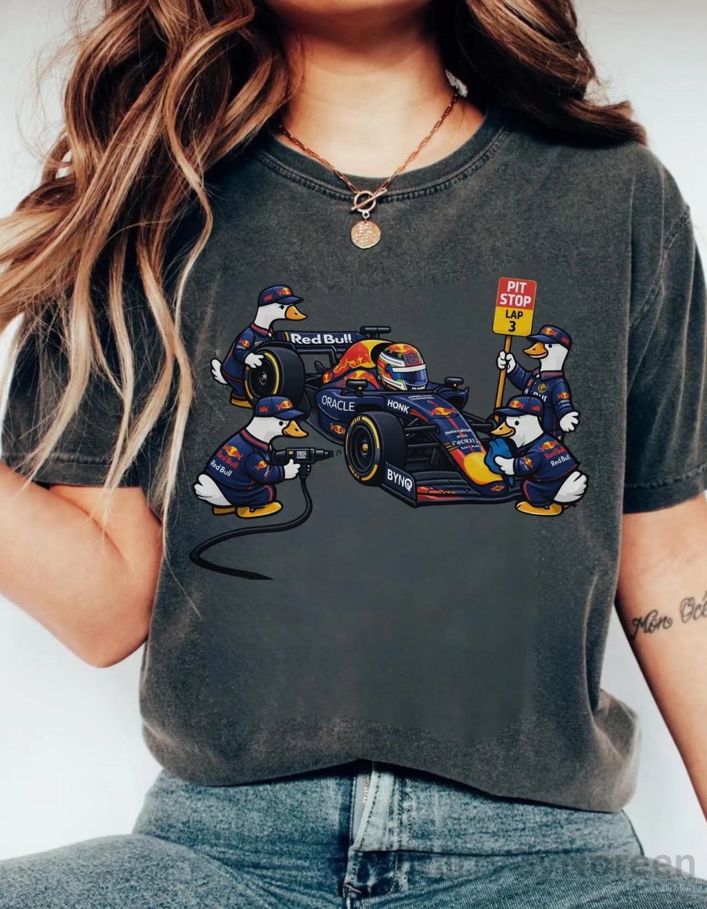F1 Red Bull Racing Silly Goose Shirt, Pit Crew Tee, Formula 1 Racing T-shirt