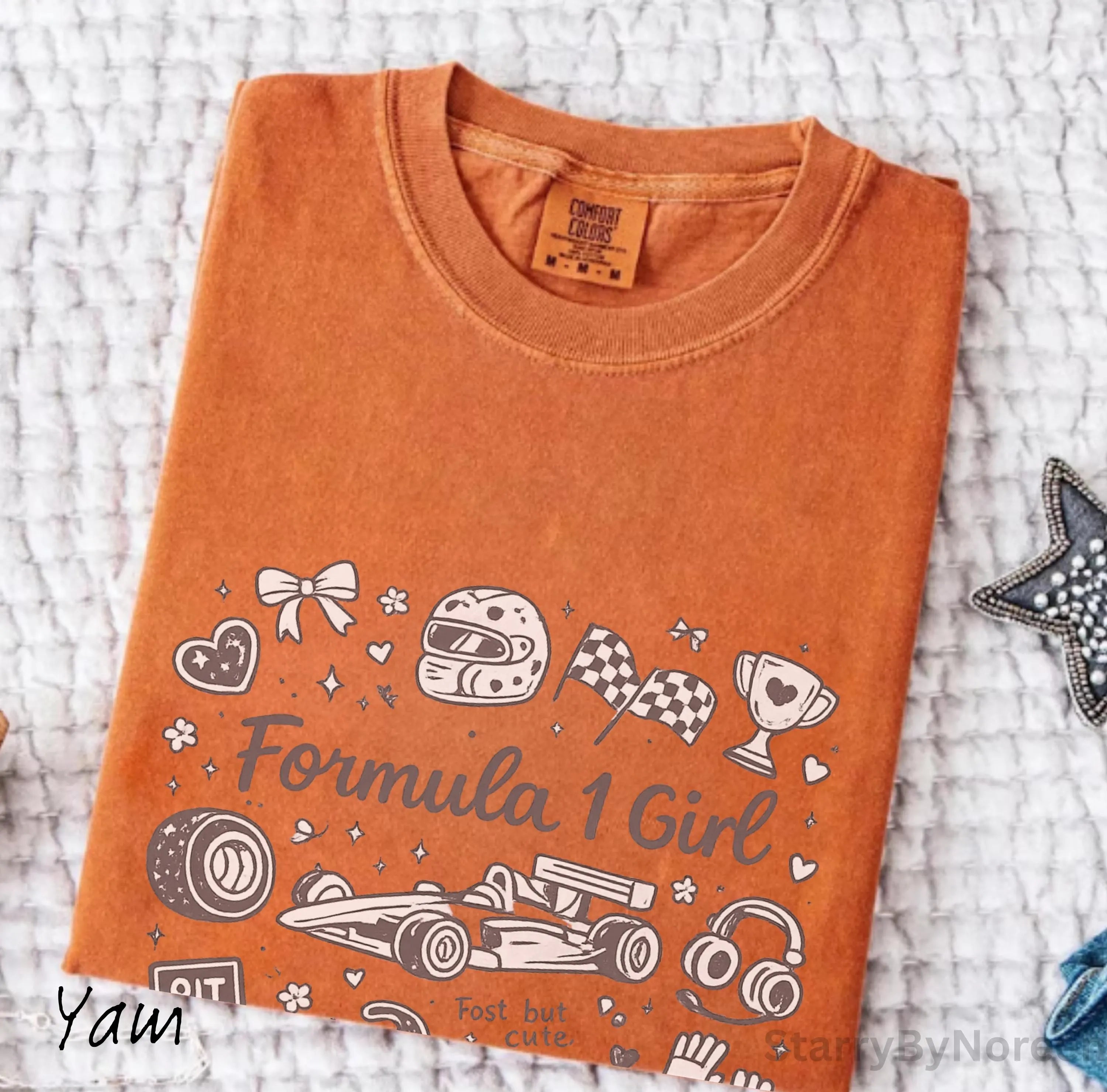 Formula 1 Girl Shirt, Racing Graphic T-Shirt, Motorsport Lover Gift, F1 Fan Tee