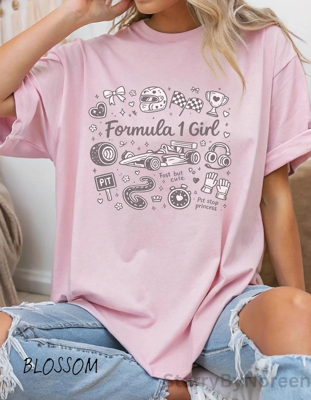Formula 1 Girl Shirt, Racing Graphic T-Shirt, Motorsport Lover Gift, F1 Fan Tee