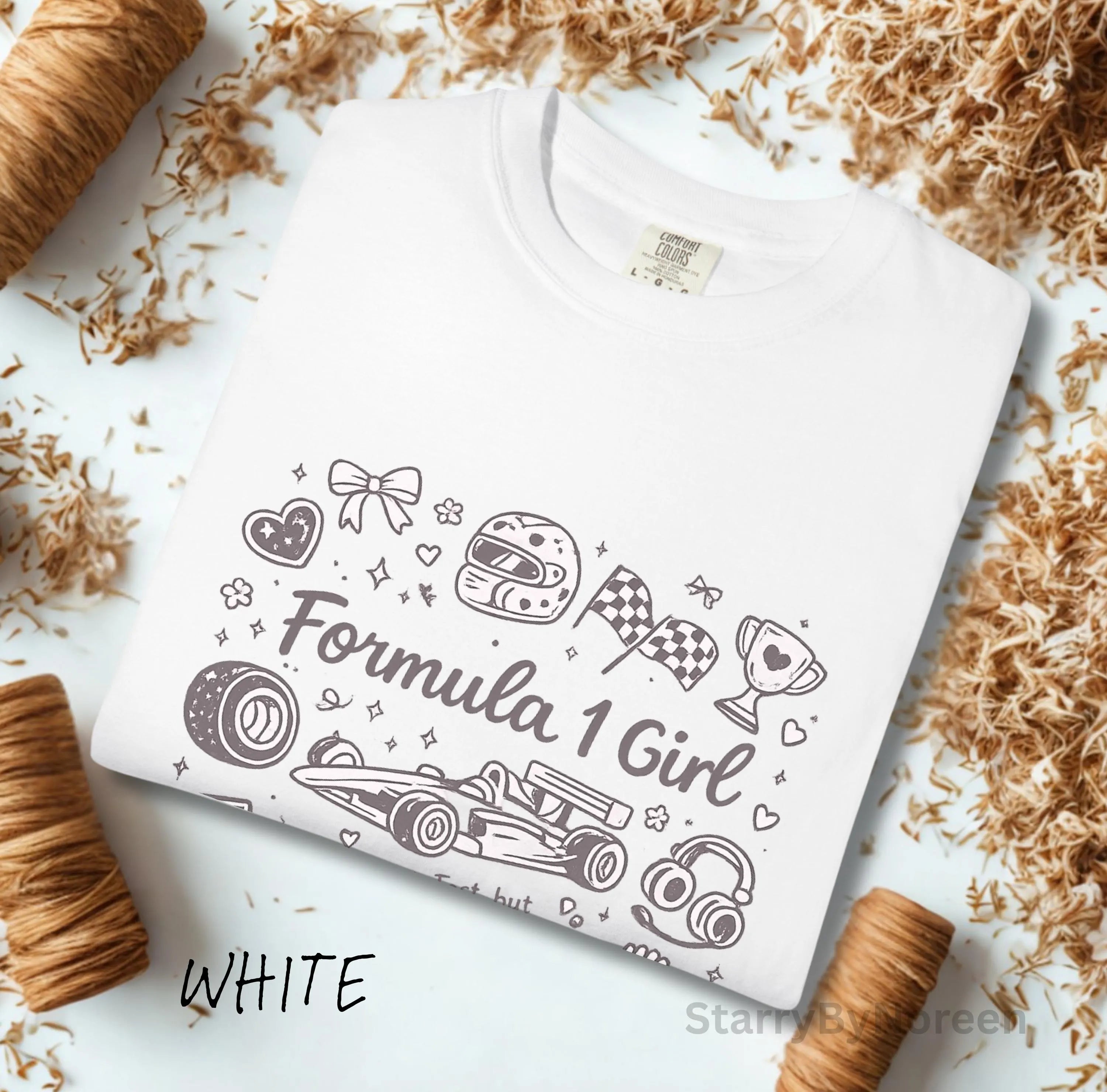 Formula 1 Girl Shirt, Racing Graphic T-Shirt, Motorsport Lover Gift, F1 Fan Tee