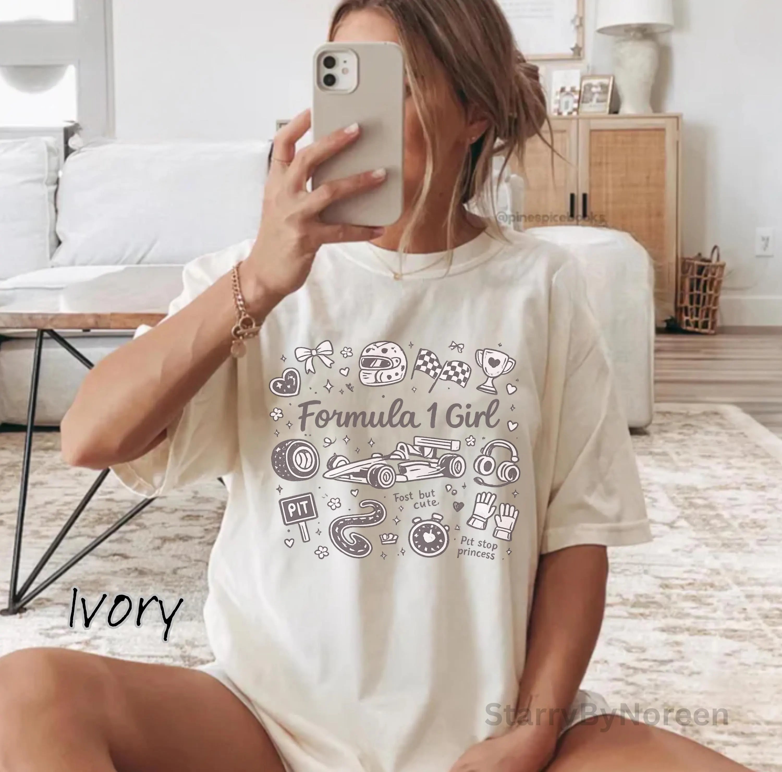 Formula 1 Girl Shirt, Racing Graphic T-Shirt, Motorsport Lover Gift, F1 Fan Tee