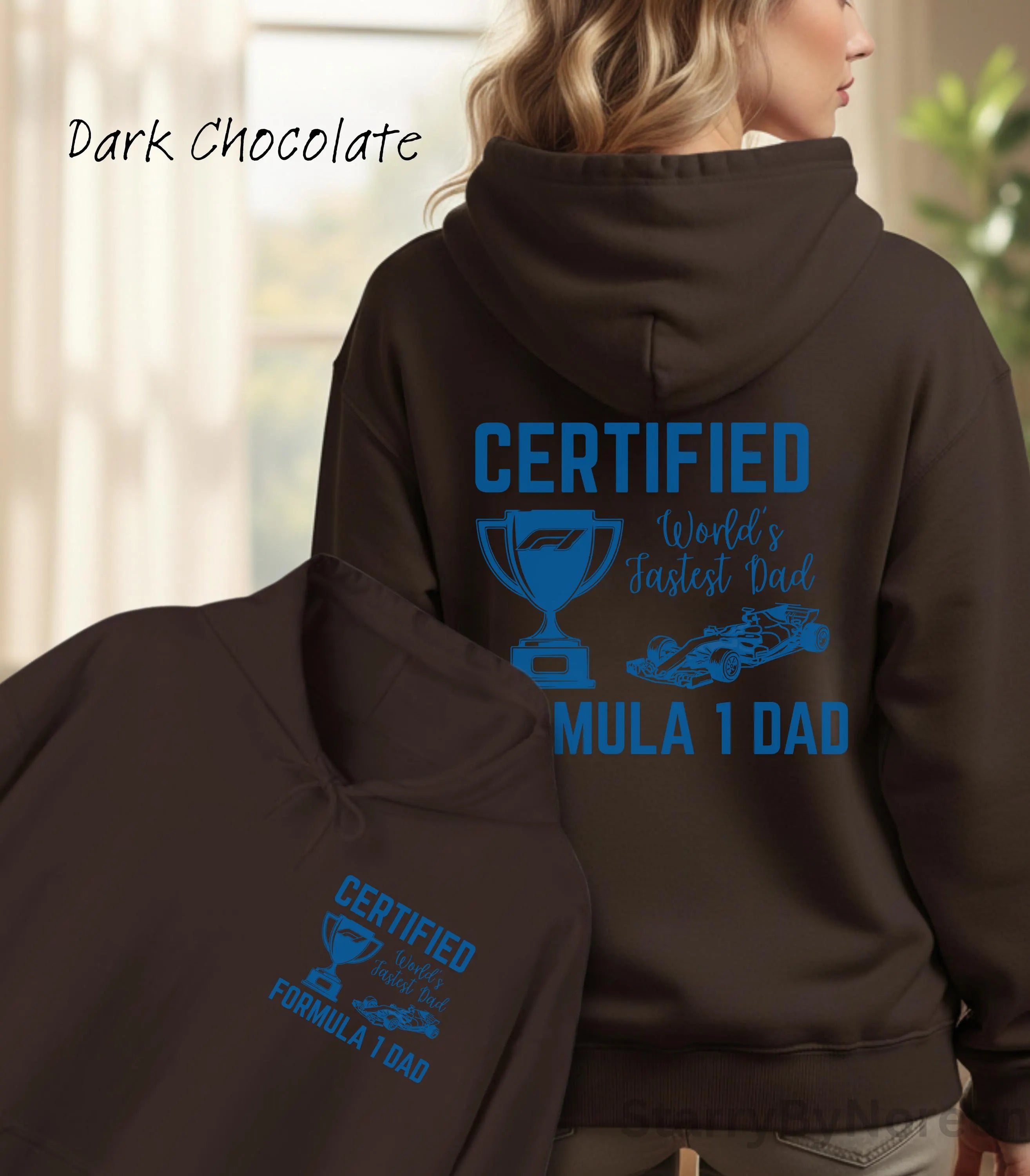 Certified Formula 1 Dad Hoodie, Worlds Fastest Dad, F1 Gift Fathers Day Tee