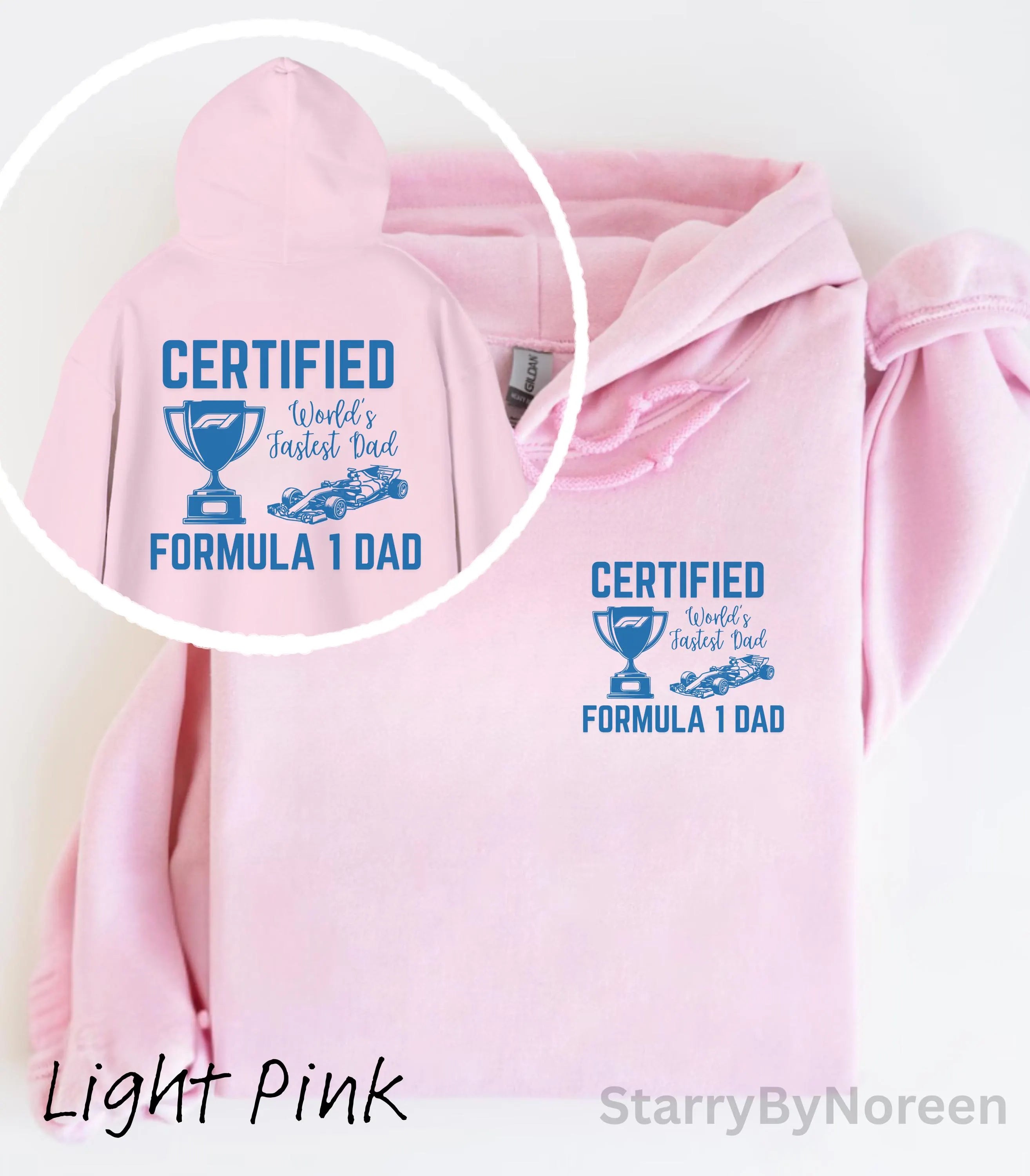 Certified Formula 1 Dad Hoodie, Worlds Fastest Dad, F1 Gift Fathers Day Tee