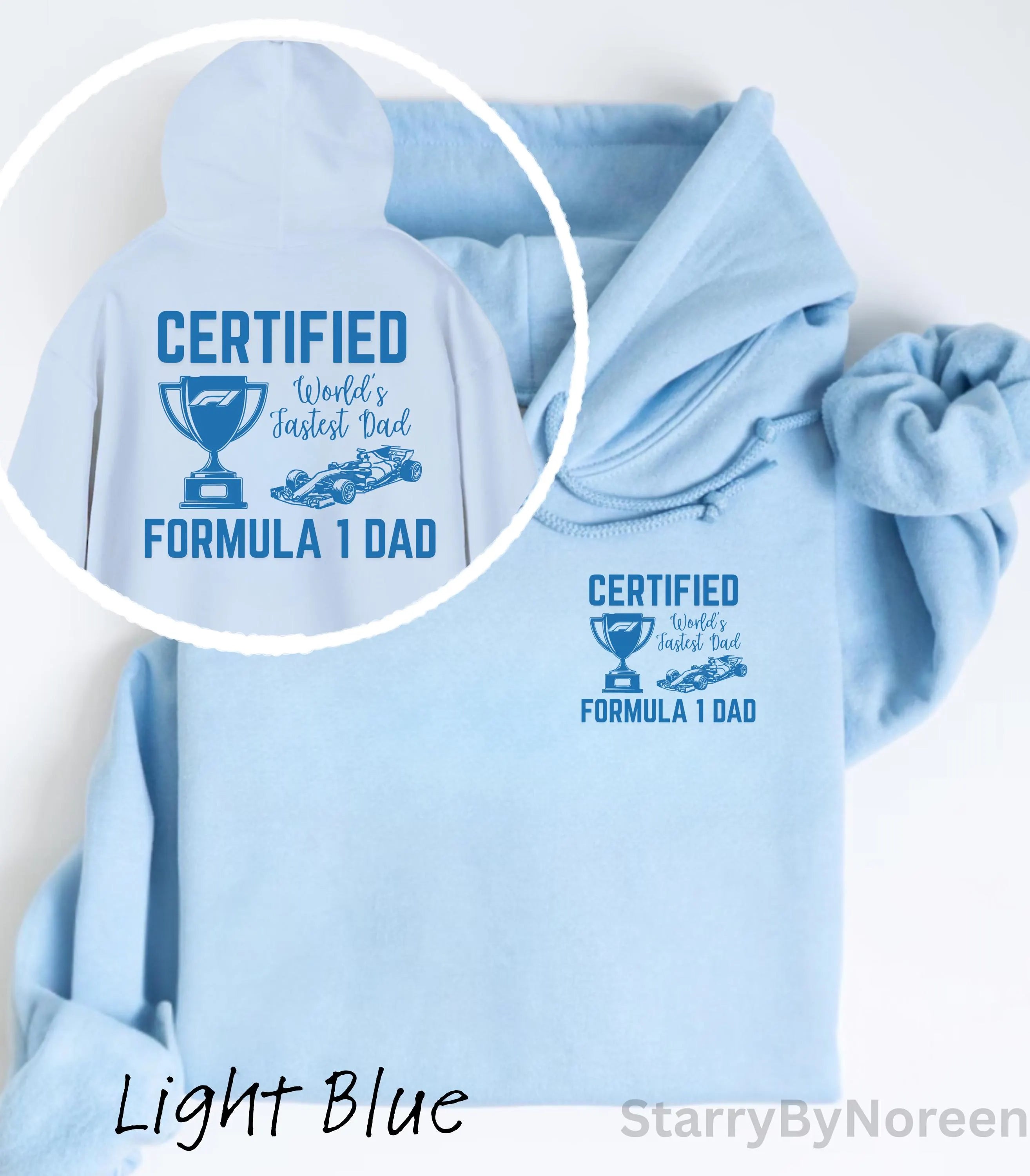 Certified Formula 1 Dad Hoodie, Worlds Fastest Dad, F1 Gift Fathers Day Tee